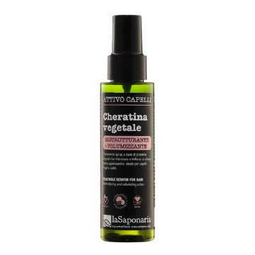 Spray restructurant pentru par cu cheratina vegetala, 100ml, La Saponaria