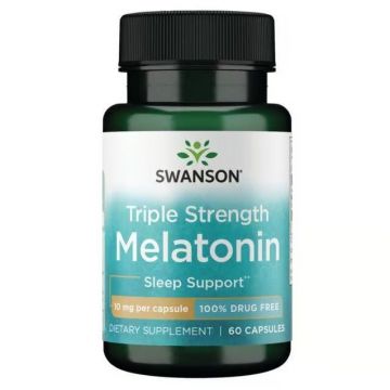 Swanson Triple Strength Melatonin 10 mg 60 caps