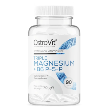 Triple Magnesium si B6 P-5-P, 90 capsule, OstroVit