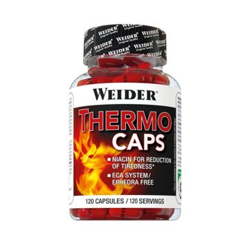 Arzator de grasimi Thermo Caps, 120 capsule, Weider