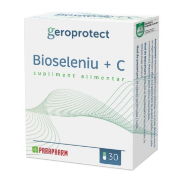 Bioseleniu + Vitamina C, 30 capsule, Parapharm