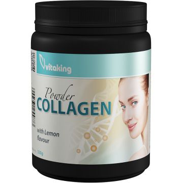 Colagen cu vitamina C cu gust de lamaie, 330g, Vitaking