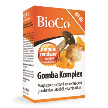 Complex de ciuperci, 80 comprimate, BioCo