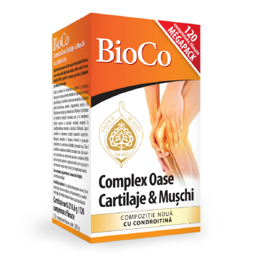 Complex Oase Cartilaje Mușchi cu condroitina, 120 comprimate, BioCo