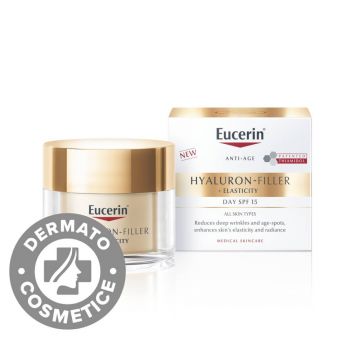 Crema de zi Hyaluron-Filler + Elasticity SPF15, 50ml, Eucerin