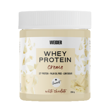 Crema proteica cu aroma de ciocolata alba Whey Protein White Spread, 250g, Weider