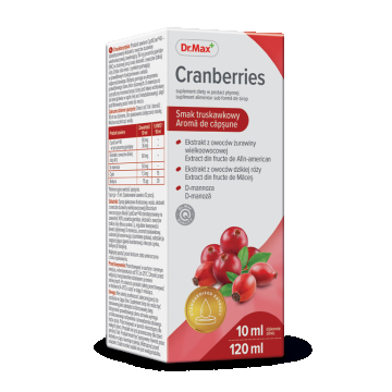 Dr. Max Sirop cranberries, 120ml