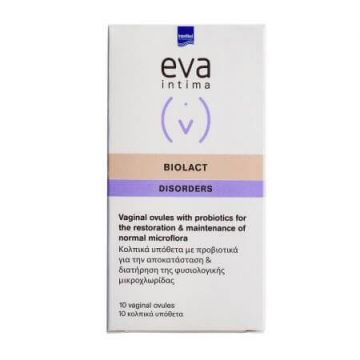 Eva Intima Biolact Ovule vaginale cu probiotice 10 bucati