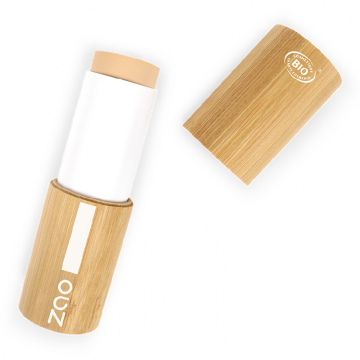 Fond de ten, organic, tip stick, 772, golden beige, Zao