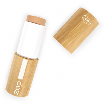 Fond de ten, organic, tip stick, 774, honey beige, Zao