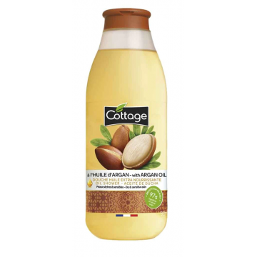 Gel de dus cu ulei de argan, 560ml, Cottage