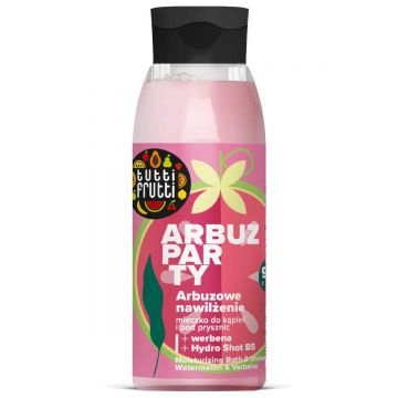 Lapte hidratant de baie cu pepene verde si verbina Tutti Frutti, 400ml, Farmona