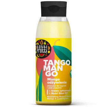 Lapte hranitor de baie cu mango si lemongrass Tutti Frutti, 400ml, Farmona