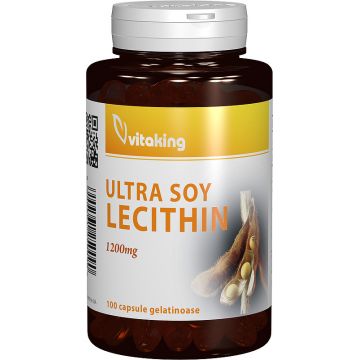 Lecitina Forte 1200mg, 100 capsule, Vitaking