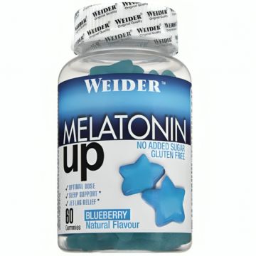 Melatonina cu aroma blueberry Melatonin Up, 60 jeleuri, Weider