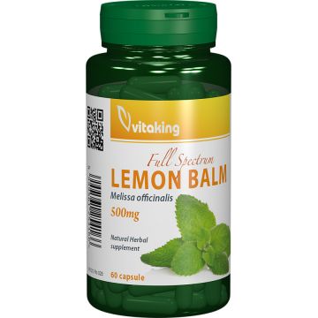 Roinita Lemon Balm 500mg, 60 capsule, Vitaking