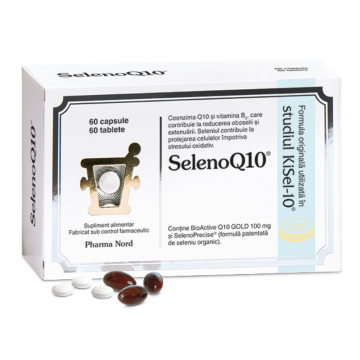 SelenoQ10, 60 capsule+60 tablete, Pharma Nord