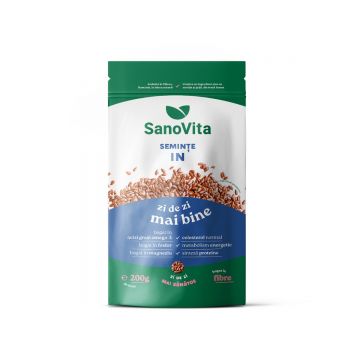 Seminte de in, 200g, SanoVita