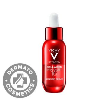 Ser Antirid Fortifiant pentru corectarea celor 16 semne ale imbatranirii potrivit pentru orice tip de ten Liftactiv Collagen Specialist 16, 30ml, Vichy