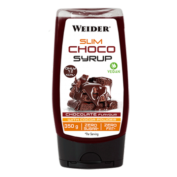 Sirop fara zahar cu aroma de ciocolata Slim Choco Syrup, 250ml, Weider