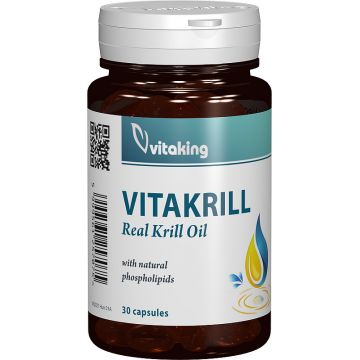 Ulei VitaKrill 500mg, 30 capsule gelatinoase, VItaking