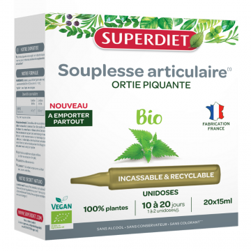 Urzica Bio, 15ml x 20 fiole reciclabile, Superdiet