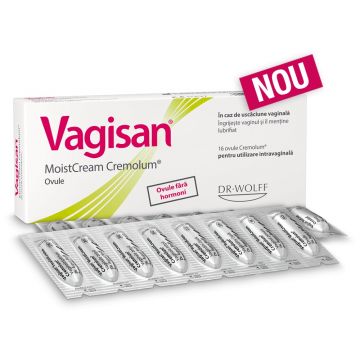 Vagisan ovule MoistCream Cremolum, 16 ovule, Dr. Wolff