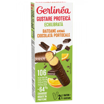 Batoane cioco-portocale mini pack, 62g, Gerlinea