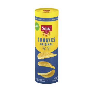 Chipsuri fara gluten Curvies, 170g, Schar