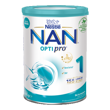 Lapte praf Nan 1 Optipro HMO Premium +0 luni, 400g, Nestle