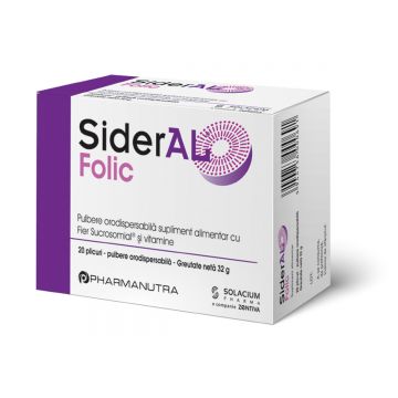 Sideral Folic, 20 plicuri, Labormed