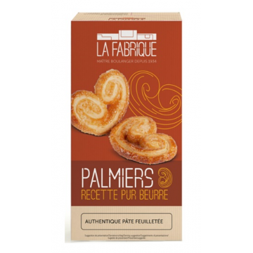 Palmieri cu unt si zahar caramelizat, 100g, La Fabrique