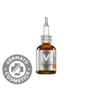 Serum cu 16% Vitamina C Pura cu efect de luminozitate Liftactiv Supreme, 20ml, Vichy