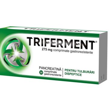 Biofarm Triferment 275mg 30 comprimate gastrorezistente