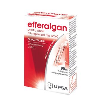 Efferalgan Copii 30 mg/ml soluţie orală 90 ml