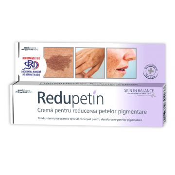 Crema pentru reducerea petelor pigmentare Redupetin, 20ml, Zdrovit