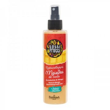 Spray iluminator de corp Piersici si Mango Tutti Frutti, 200ml, Farmona