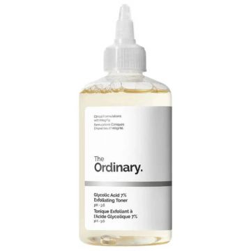 Toner exfoliant cu Acid Glycolic 7%, 240ml, The Ordinary