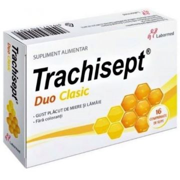 Trachisept DUO Clasic - 16 comprimate de supt Labormed