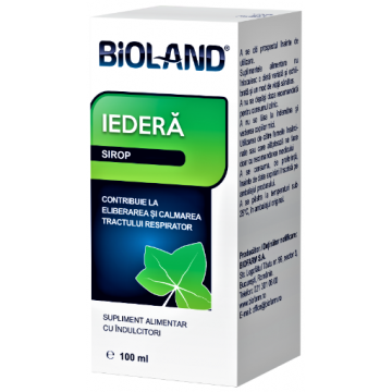 Bioland Sirop pentru tuse cu extract de iedera - 100ml Biofarm