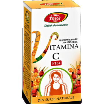 Fares Vitamina C naturala - 60 comprimate masticabile