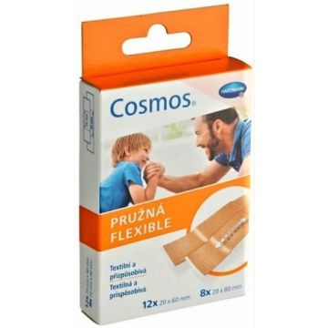 Hartmann Cosmos Flexible Plasturi elastici cu 2 dimensiuni - 20 bucati