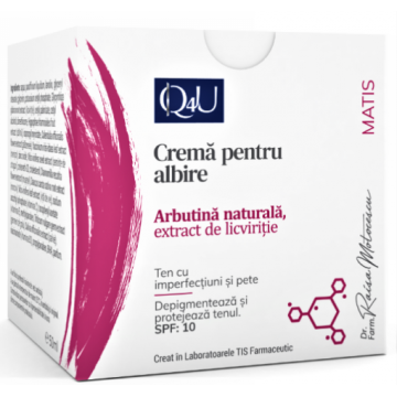 Q4U Crema pentru albire - 50ml Tis Farmaceutic