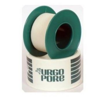 Urgo Pore banda adeziva pentru fixarea pansamentelor 5m/2.5cm - 1 rola