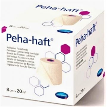 Hartmann Peha-haft latex free fasa pentru fixare 8cm/20m - 1 bucata