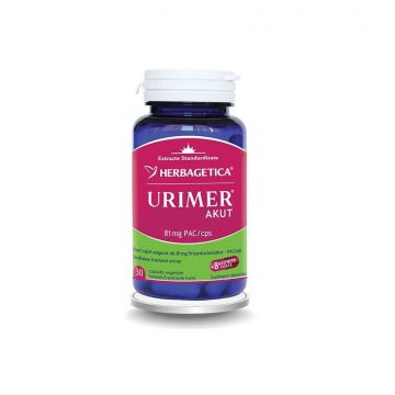 Herbagetica Urimer akut 30 capsule