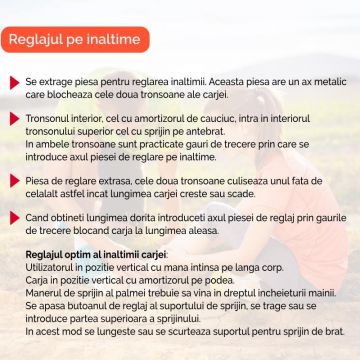 Carja ergonomica Premium albastra, 1 bucata