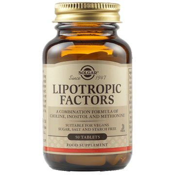 Factori Lipotropici, 50 tablete, Solgar