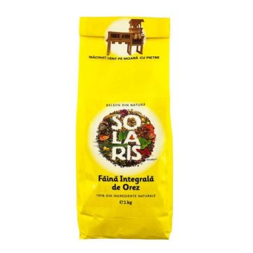 Faina integrala de orez, 1kg, Solaris