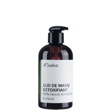 Ulei de masaj detoxifiant, 236ml, Sabio